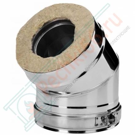 Отвод 30° V50R с изол (AISI-321/0,5-AISI-304/0,5) d-250/350 (Вулкан)