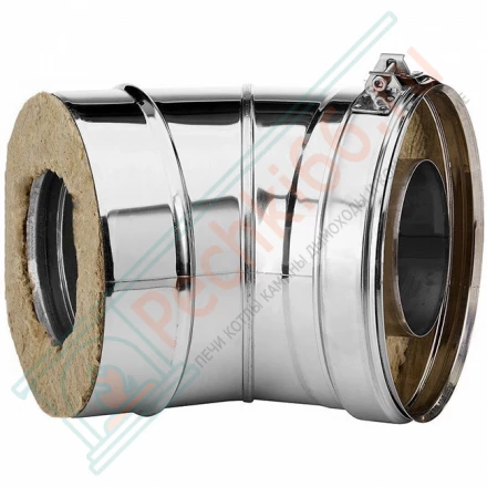 Отвод 30° V50R с изол (AISI-321/0,5-AISI-304/0,5) d-250/350 (Вулкан)