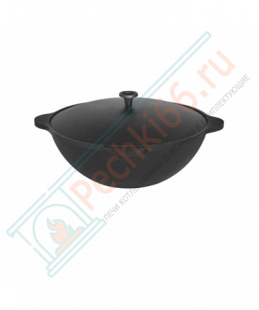 Чугунный казан с крышкой 8л. (Везувий)