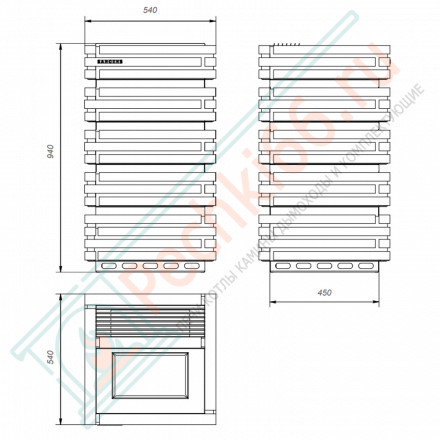 Электрическая банная печь Sangens W20B Brick