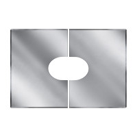 Фланец разрезной 33/45º без изол 750х1000 на трубу V50R (AISI-304/0,5) d-150/250 (Вулкан)