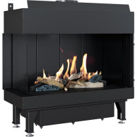Газовый камин LEO/L/70/G20 (магистральный газ) (Kratki)