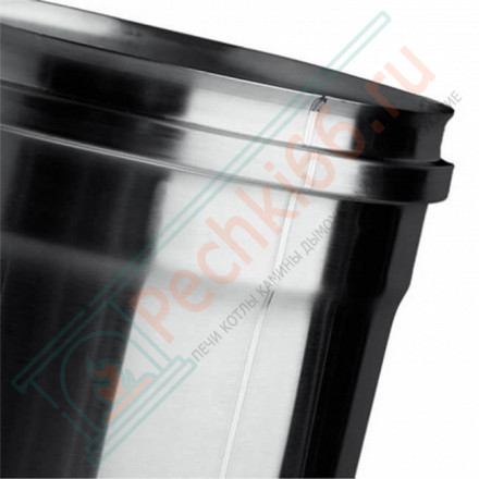 Дымоход L=1м (НЕРЖ-430/0,8) d-160 (Ferrum HF)