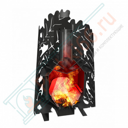 Дровяная банная печь Grill'D Dubravo 180 Window