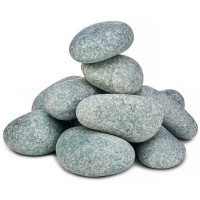 Камень для бани Жадеит шлифованный крупный, м/р Хакасия (коробка), 10 кг (Хакасинтерсервис)