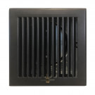 Каминная решетка с регулировкой, 170х170-D125, черная (Megaprom)