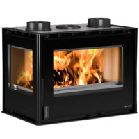 Каминная топка INSERTO 70 CRYSTAL ANGOLO, стекло слева (La Nordica)