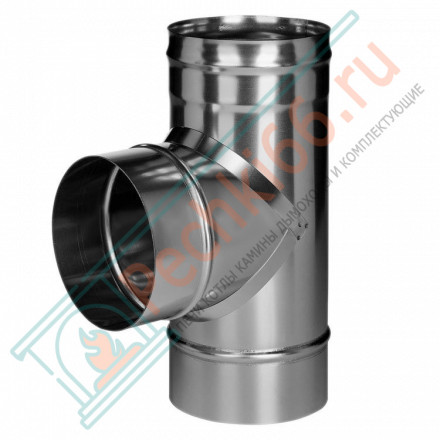 Тройник 90° без изол (НЕРЖ-321/0,5) d-180 (Дымок-Lux)