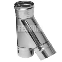 Тройник 45° (НЕРЖ-430/0,5) d-130 (Ferrum GS)