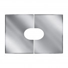 Фланец разрезной 33/45º без изол 800х1060 на трубу V50R (AISI-304/0,5) d-200/300 (Вулкан)