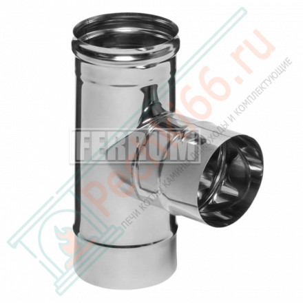 Тройник 90° (НЕРЖ-430/0,5) d-80 (Ferrum GS)