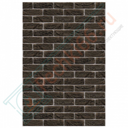 Плита ФАСПАН Коричневый №1001 Вертикаль 9 мм 1200х800мм (Везувий)