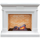 Каминокомплект электрический Coventry - Белый / Кирпич с очагом Cassette 600 NH (Dimplex)