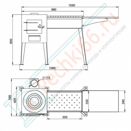 Казан-мангал Сибирь (НМК)