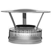 Оголовок для сэндвич дымохода (НЕРЖ-430/0,5-НЕРЖ-430/0,5) d-80/160 (Ferrum GS) Оголовок для сэндвич дымохода (НЕРЖ-430/0,5-НЕРЖ-430/0,5) d-80/160 (Ferrum GS)