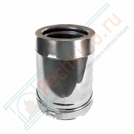 Сэндвич труба для дымохода L=250 (AISI-316L/0,8-AISI-304/0,5) d-150/250 (Craft-HF-50)