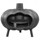 Печь для пиццы (из чугуна) с чугунной вставкой, низкая (Везувий)
