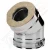 Отвод 15° V50R с изол (AISI-321/0,8-ОЦИНК-RAL/0,5) d-180/280 (Вулкан-Cerablanket)