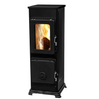 Отопительная печь Bozen Top, Черный(Thorma) до 124 м3