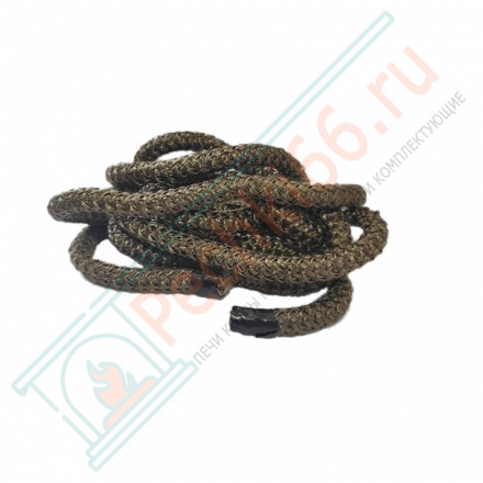 Шнур базальтовый термостойкий, круглый 2м. d=4 мм. до +700 C° (Россия)