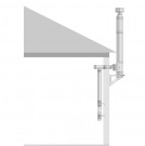 Комплект труб для вентиляции в бане, по схеме басту, d-115, горизонтальный Комплект труб для вентиляции в бане, по схеме басту, d-115, горизонтальный