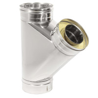 Тройник Термо 45° TРТ-Р+ 2 хомута (310-0.8/304) d-200/300 (ТиС Энерго)