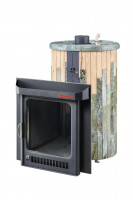 Дровяная банная печь Макси ПФ "Жадеит + Окаменевшее дерево" (Ферингер)