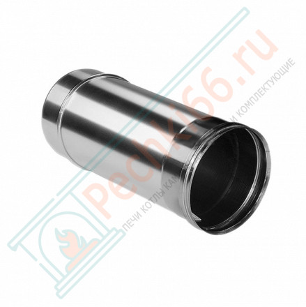 Труба прямая L=250 без изол (НЕРЖ-321/0,8) d-115 (Дымок-Lux)