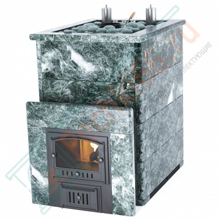 Печь для бани Домна-45К в змеевике (ИзиСтим)