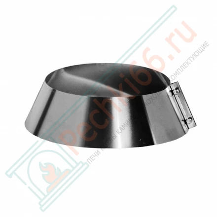 Юбка на трубу с изол (НЕРЖ-439/0,5) d-130/210 (Дымок)