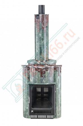 Дровяная банная печь Макси ПФ "Змеевик + Россо Леванте" (Ферингер)