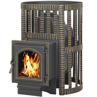 Чугунная печь для бани Легенда Ковка 28 270 (Везувий) до 30 м3 Чугунная печь для бани Легенда Ковка 28 270 (Везувий) до 30 м3