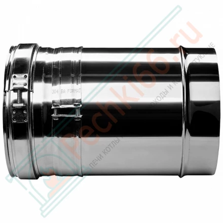 Труба V50R телескопическая с изол L=260-380 (AISI-321/0,8-AISI-304/0,5) d-115/215 (Вулкан)