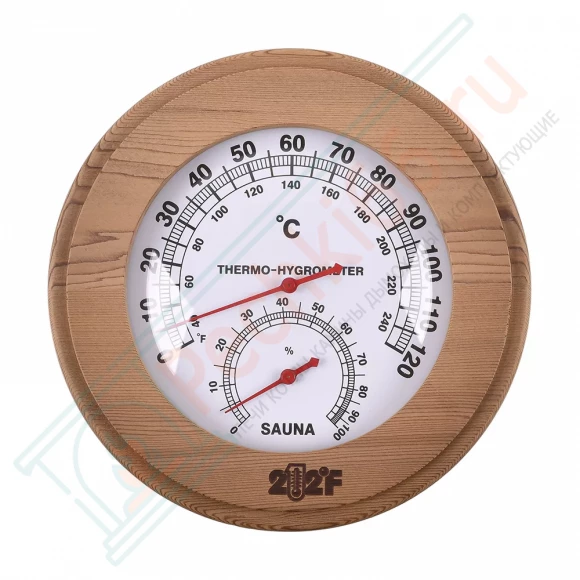 Термогигрометр 10-R круг, канадский кедр (212F) в Красноярске
