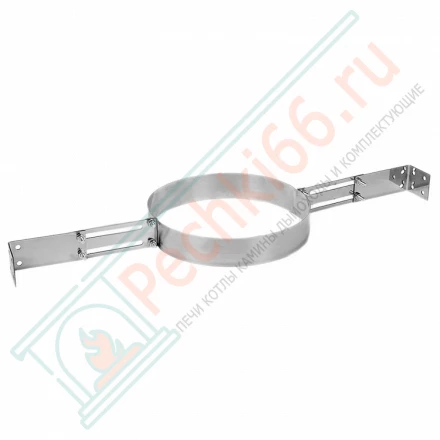 Хомут опорный на трубу с изол (НЕРЖ-439/1,5) d-250/330 (Дымок)