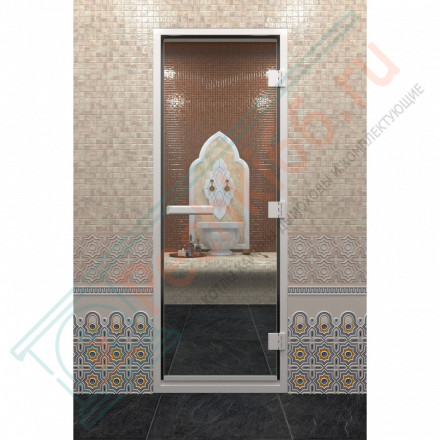 Стеклянная дверь DoorWood Хамам Прозрачное 2000х700 (по коробке)