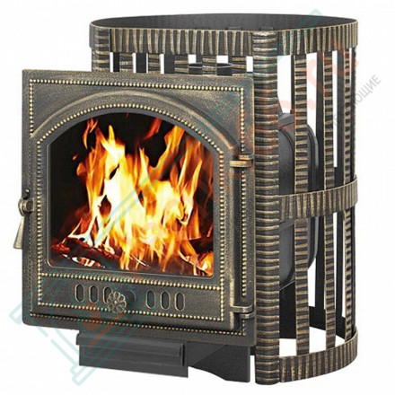 Чугунная печь для бани Легенда Ковка 16 205 (Везувий) до 18 м3