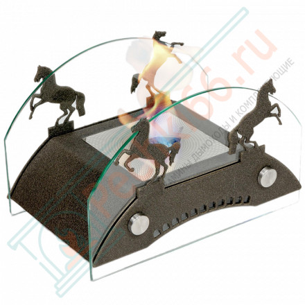 Биокамин Графский мост S, бронза (LuxFire)