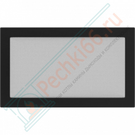 Решётка вентиляционная каминная черная 220х370 22/37C (Kratki)
