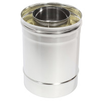 Сэндвич труба Термо L 250 ТТ-Р с хомутом (310-0.8/304) d-200/300 (ТиС Энерго)