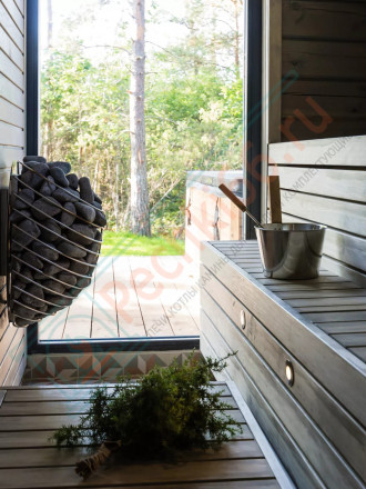 Электрическая печь Nest 6kw, black (HENKI)