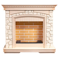 Портал Glasgow - Слоновая кость с патиной/Белый (Высота 1080мм)