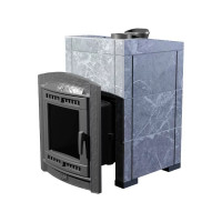 Банная печь Атмосфера L+, в облицовке талькохлорит (ProMetall) Банная печь Атмосфера L+, в облицовке талькохлорит (ProMetall)