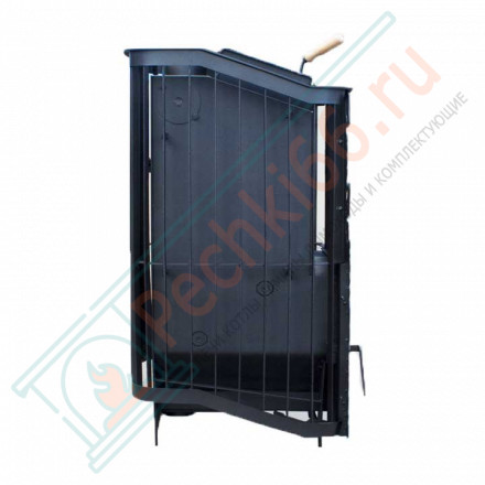 Печь банная Терма Каменка укороченная топка, панорама (Варвара)