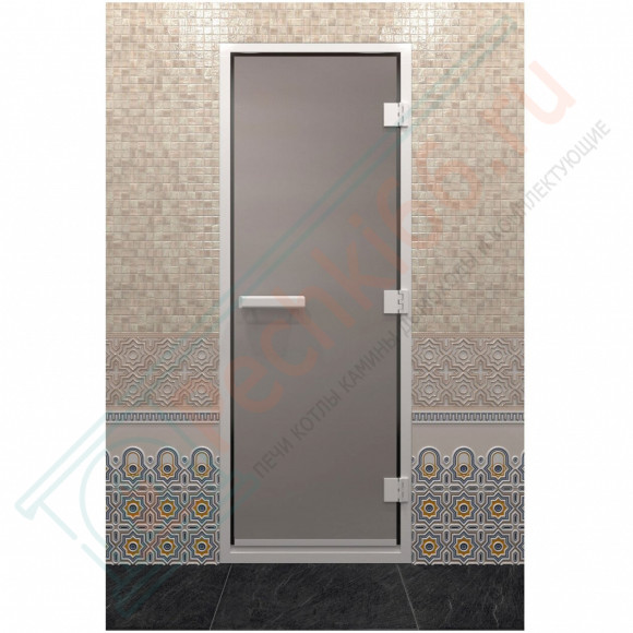 Стеклянная дверь DoorWood Хамам Сатин 200х70 (по коробке) в Красноярске