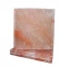 Плитка из гималайской розовой соли 100x100x25 мм шлифованная (с пазом) в Красноярске