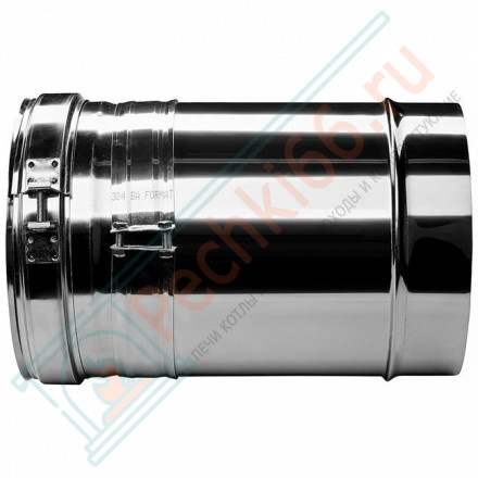 Труба V50R телескопическая с изол L=260-380 (AISI-321/0,8-AISI-304/0,5) d-120/220 (Вулкан-Cerablanket)