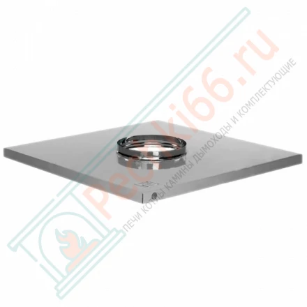 Фланец с изол 720х720 на трубу V50R (AISI-304/0,5) d-120/220 (Вулкан)