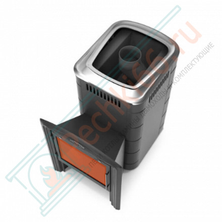 Печь для бани Тунгуска 2017 Carbon Витра антрацит (T.M.F) до 18 м3