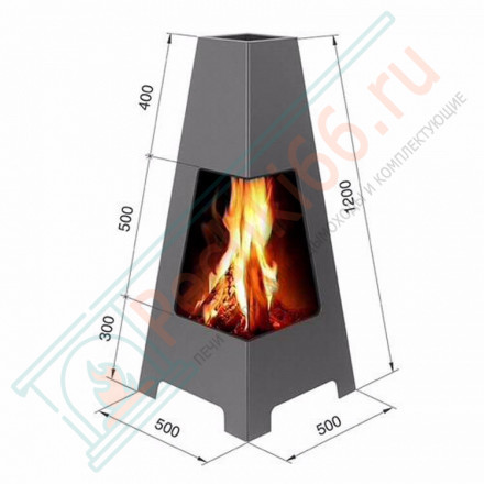 Садовый камин «Русский Лес»